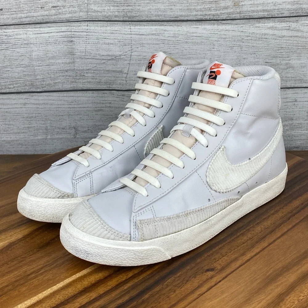 Nike Blazer Mid 77 EMB Vast Grey Hi Top Sneaker DD8021–001 Men’s Shoe Size 8